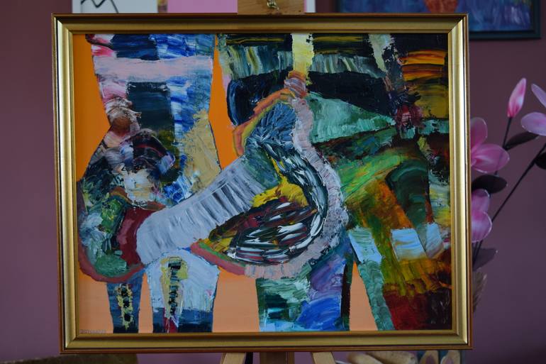 Original Figurative Erotic Painting by Laurence Friedlander