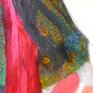 close-up detail during painting