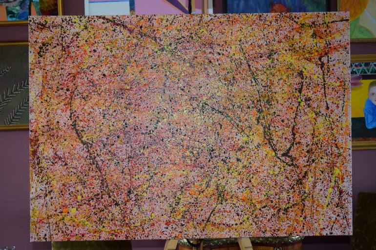 Original Abstract Painting by Laurence Friedlander