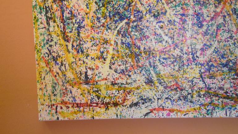 Original Abstract Expressionism Abstract Painting by Laurence Friedlander