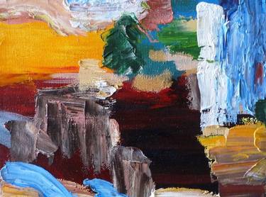 Original Abstract Landscape Paintings by Laurence Friedlander