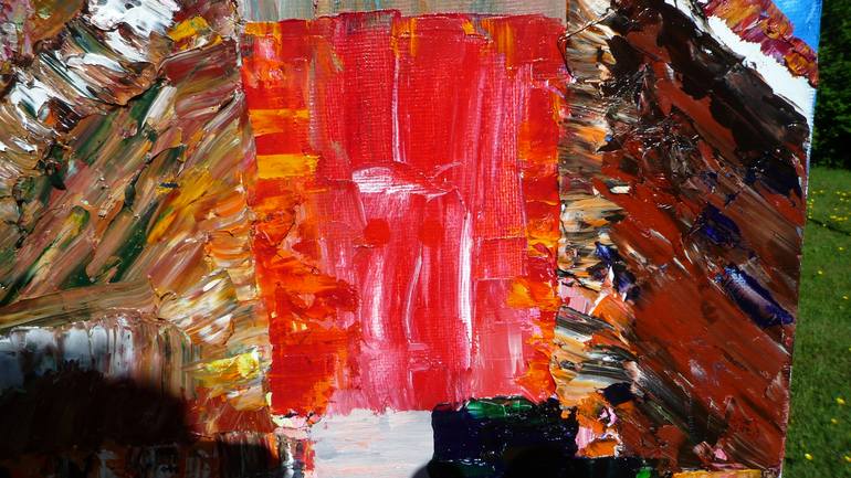 Original Abstract Places Painting by Laurence Friedlander