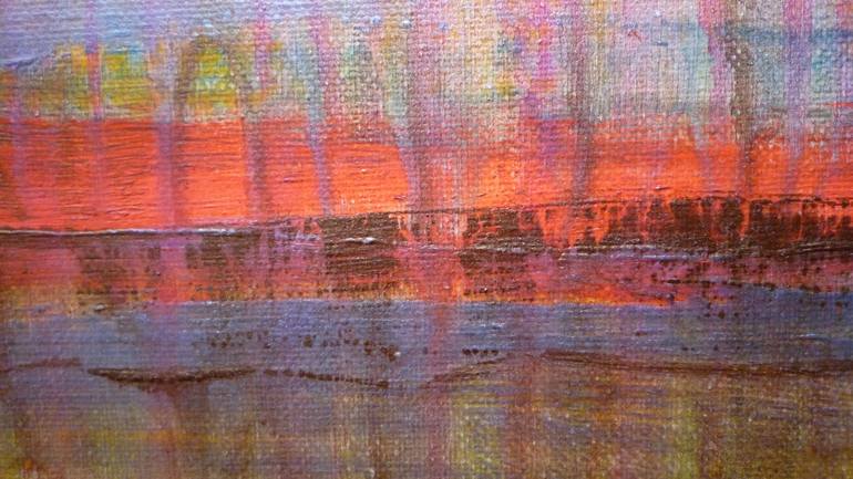 Original Abstract Landscape Painting by Laurence Friedlander