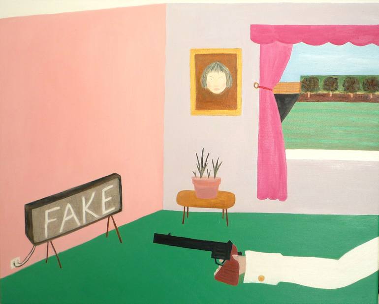 Print of Dada Popular culture Paintings by Laurence Friedlander
