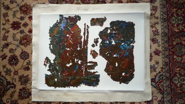 Original Abstract Expressionism Abstract Painting by Laurence Friedlander