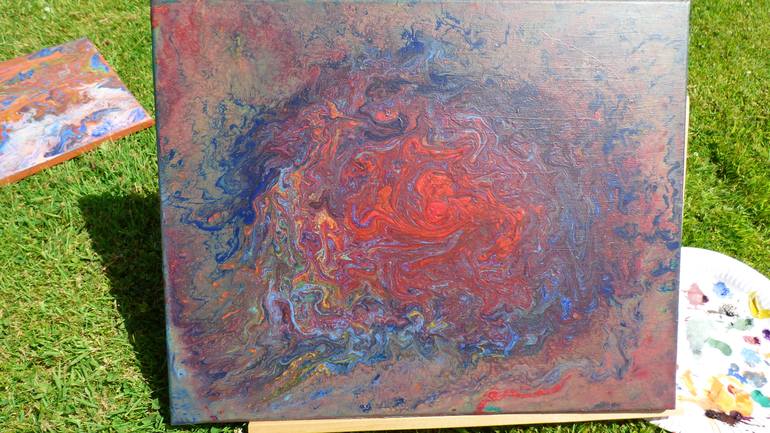 Original Abstract Expressionism Abstract Painting by Laurence Friedlander