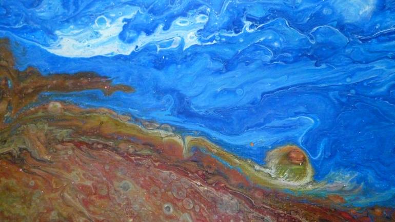 Original Abstract Expressionism Landscape Painting by Laurence Friedlander