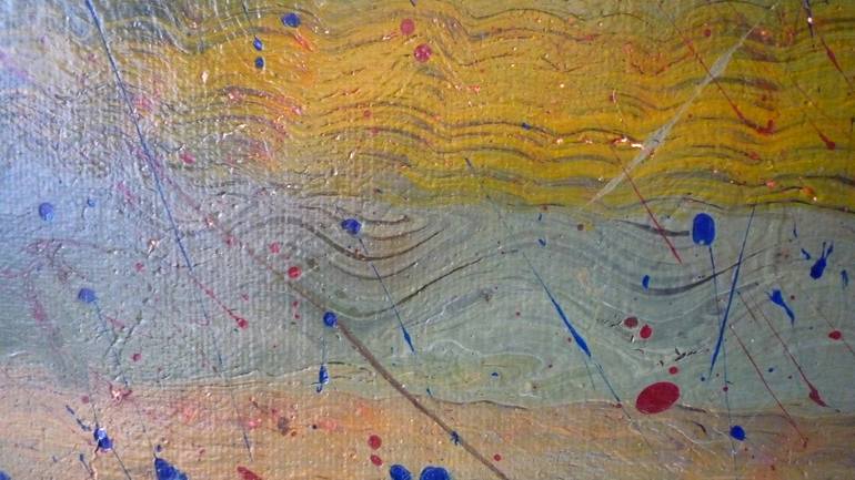 Original Abstract Painting by Laurence Friedlander