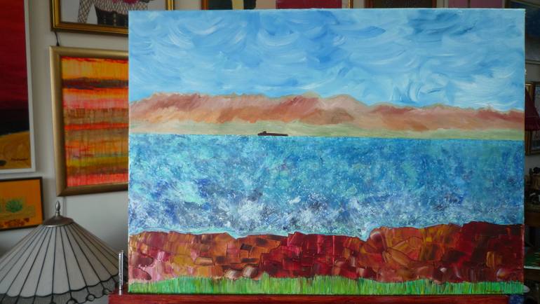 Original Expressionism Landscape Painting by Laurence Friedlander