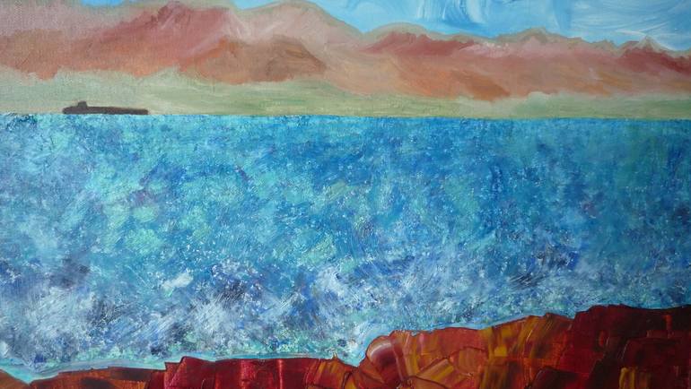 Original Expressionism Landscape Painting by Laurence Friedlander