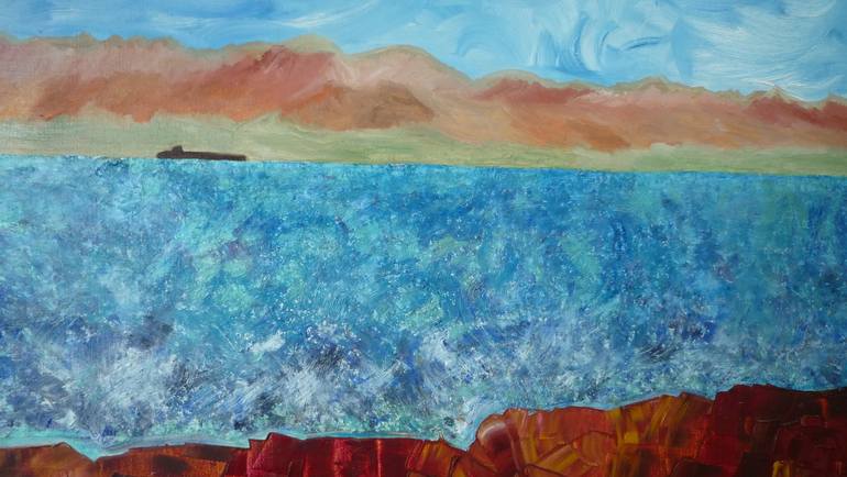 Original Expressionism Landscape Painting by Laurence Friedlander