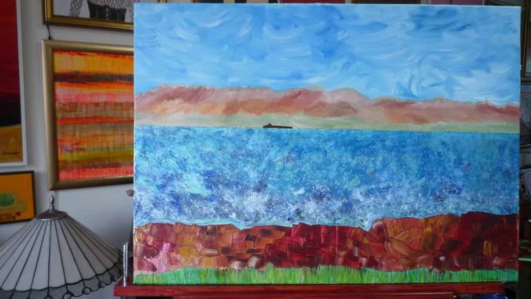 Original Expressionism Landscape Painting by Laurence Friedlander