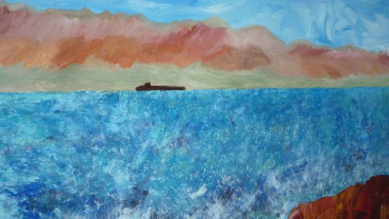 Original Expressionism Landscape Painting by Laurence Friedlander