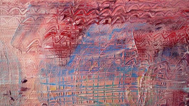 Original Abstract Patterns Painting by Laurence Friedlander