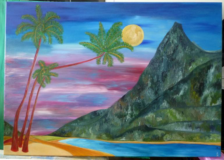 Original Figurative Beach Painting by Laurence Friedlander