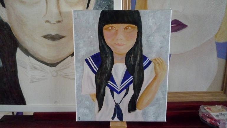 Original Figurative Children Painting by Laurence Friedlander