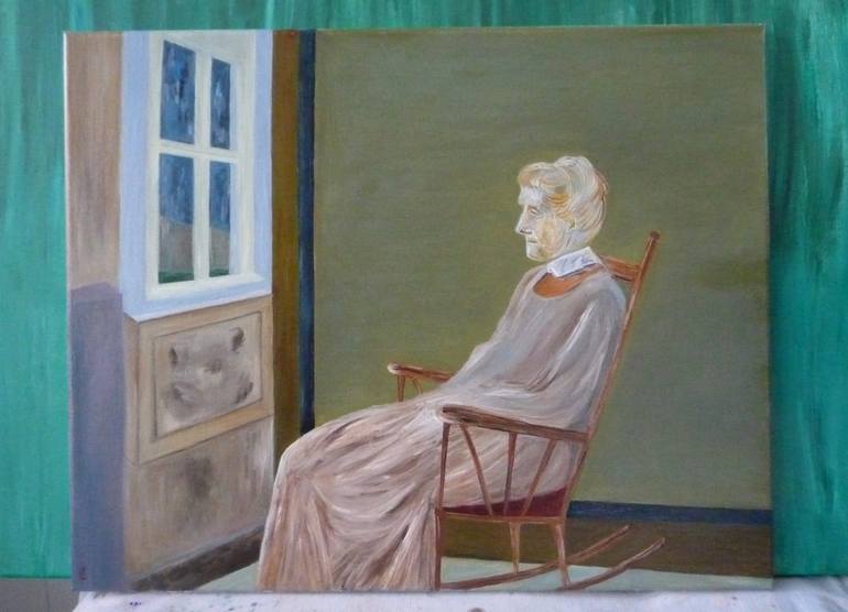 Original Figurative Women Painting by Laurence Friedlander