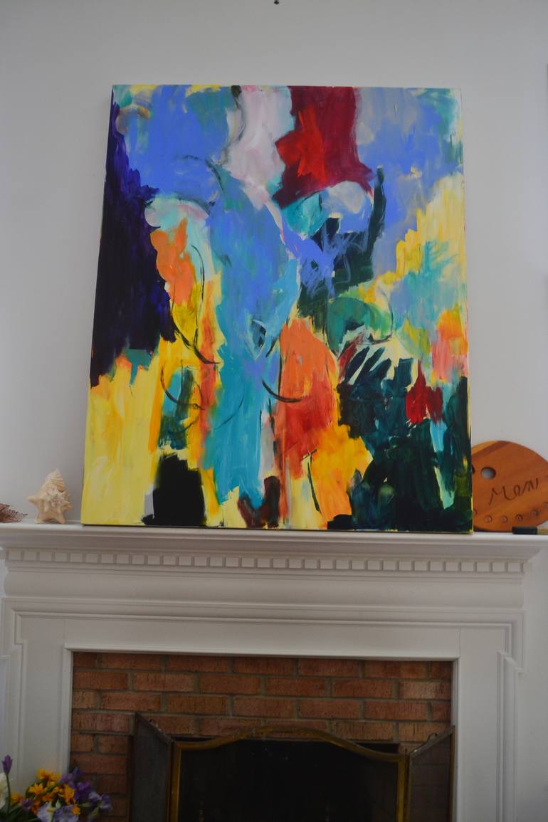 Original Abstract Painting by Ren Crawford