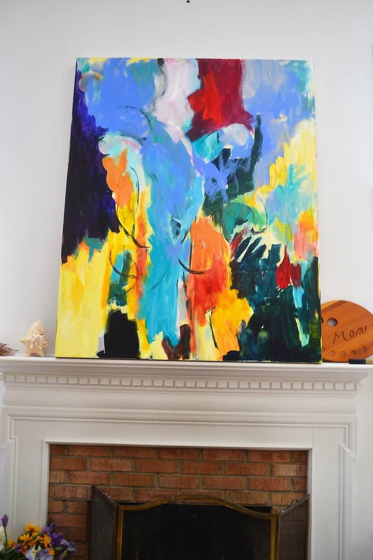 Original Abstract Painting by Ren Crawford