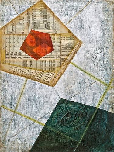 Original Abstract Geometric Paintings by Christine Crockett