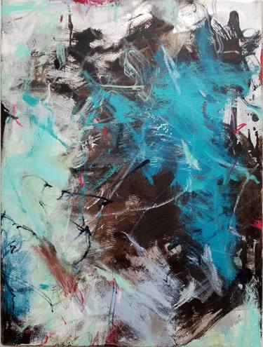 Original Abstract Expressionism Abstract Paintings by Robin Feld