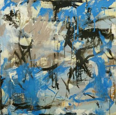 Original Abstract Expressionism Abstract Paintings by Robin Feld