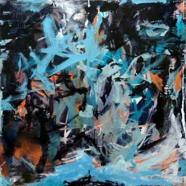 Original Abstract Expressionism Abstract Paintings by Robin Feld