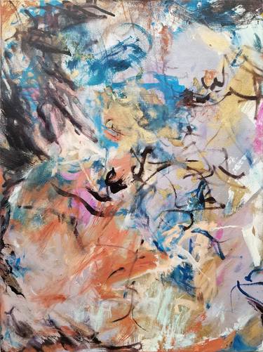 Original Abstract Expressionism Abstract Paintings by Robin Feld