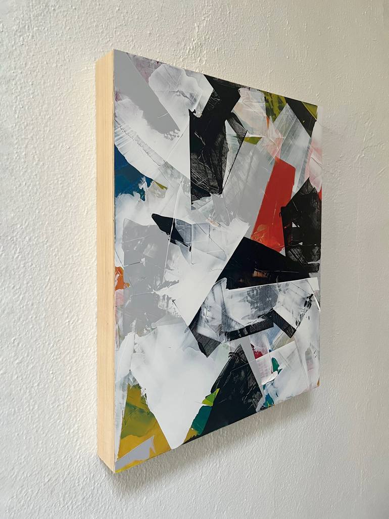 Original Abstract Expressionism Abstract Painting by Peter Scherrer