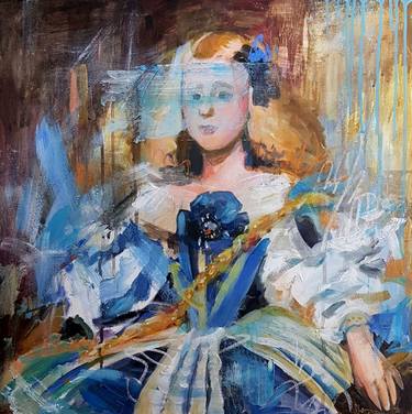 Blue Menina Contemporary Painting thumb