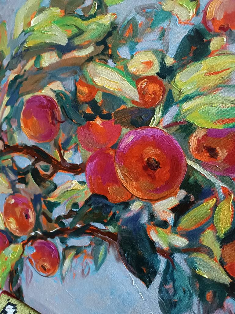 Original Contemporary Botanic Painting by Olga Lomax