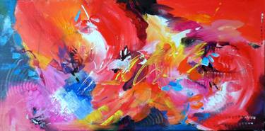 Original Abstract Expressionism Abstract Paintings by Olga Lomax