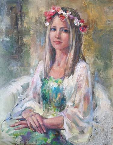 Original Realism Women Paintings by Olga Lomax