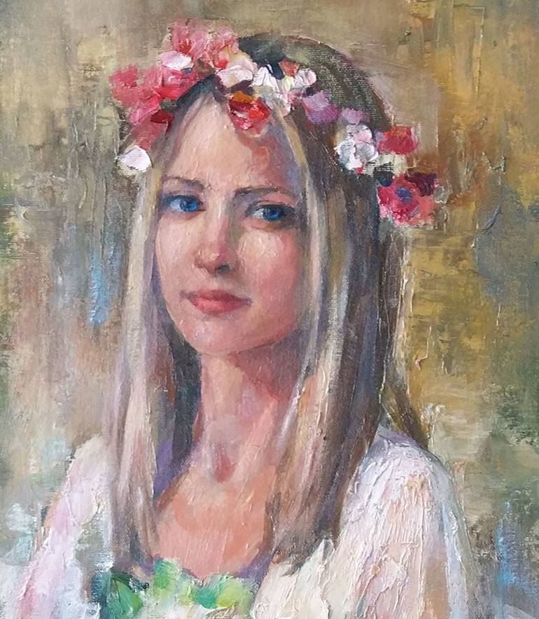 Original Women Painting by Olga Lomax