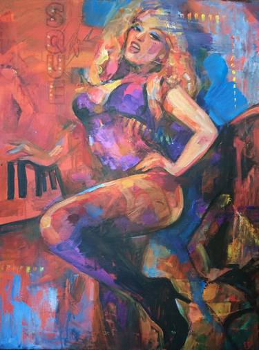 Original Erotic Paintings by Olga Lomax