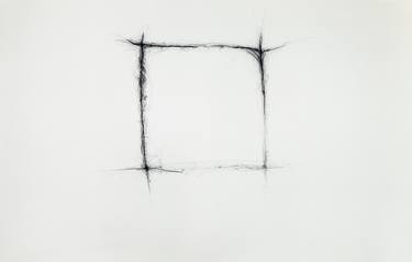 Black & White Grid Drawing #7 thumb