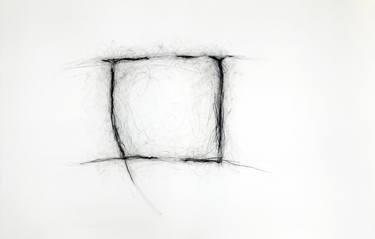 Black & White Grid Drawing #11 thumb