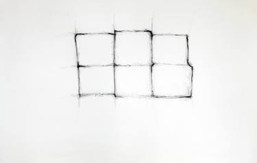 Black & White Grid Drawing #12 thumb