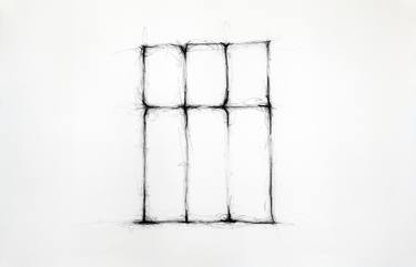 Black & White Grid Drawing #15 thumb