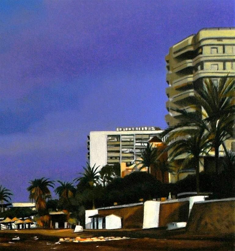 Original Figurative Landscape Painting by Ricardo Alario