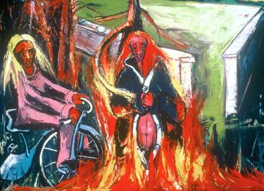 . Is it Not the Age for the Destruction of Motherhood? 1990; oil on canvas, 72 inches X 95 inches. thumb