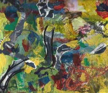 Print of Abstract Expressionism Abstract Collage by Jaclyn Antreasian