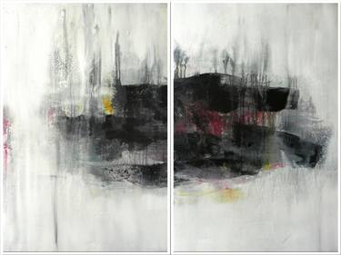 Original Abstract Expressionism Abstract Paintings by Karen Santos