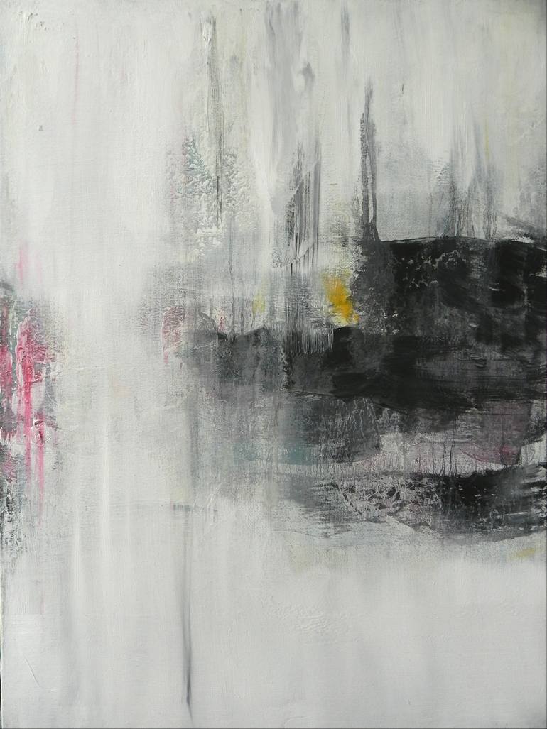 Original Abstract Expressionism Abstract Painting by Karen Santos
