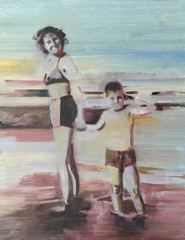 Print of Figurative Family Paintings by Joel Hamilton