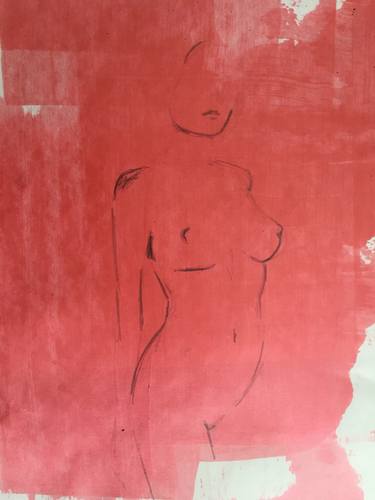 Print of Nude Drawings by Joel Hamilton