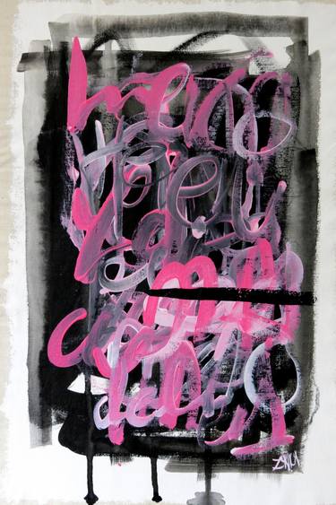 Print of Expressionism Calligraphy Paintings by Fernando Zúñiga