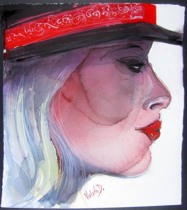 Original Portrait Paintings by Violeta Damjanovic-Behrendt