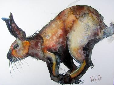 Print of Modern Animal Paintings by Violeta Damjanovic-Behrendt