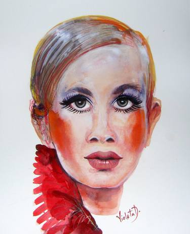 Original Portrait Paintings by Violeta Damjanovic-Behrendt